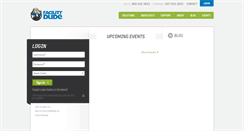 Desktop Screenshot of login.facilitydude.com